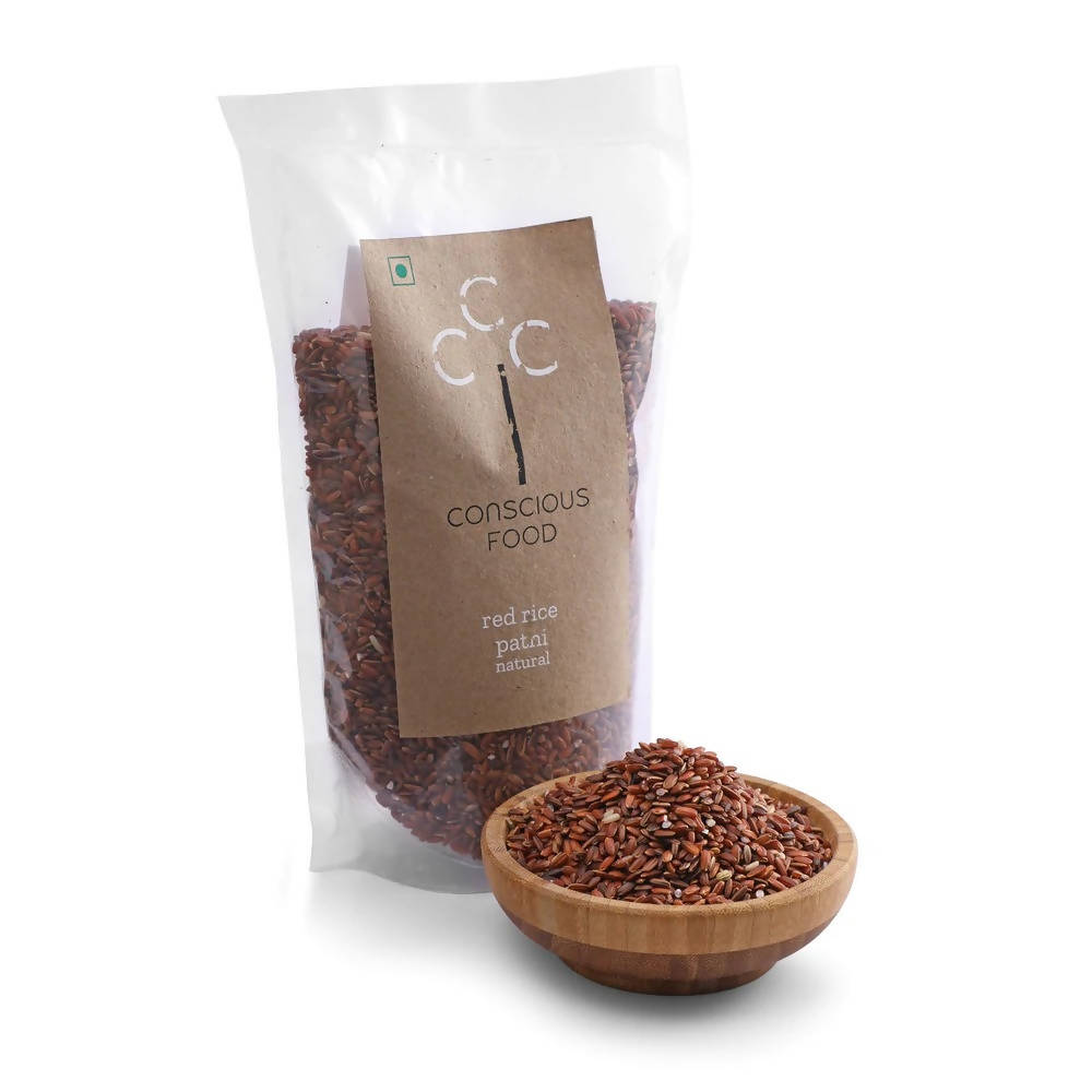 Conscious Food Natural Red Rice (Patni) | Grocsy