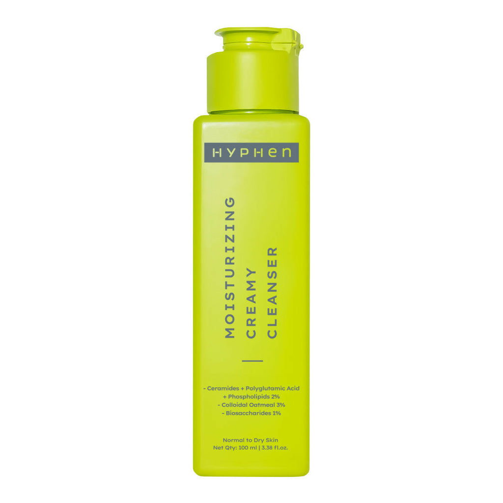 Hyphen By Kriti Sanon Moistuzing Creamy Cleanser, Hydration & Gentle Cleansing For Dry Skin | Grocsy