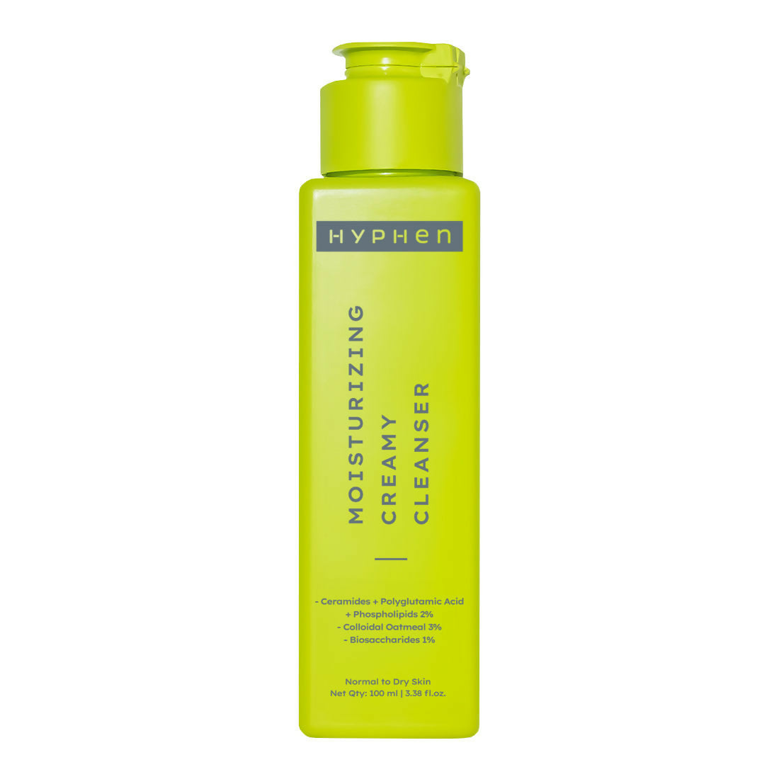 Hyphen By Kriti Sanon Moistuzing Creamy Cleanser, Hydration & Gentle Cleansing For Dry Skin | Grocsy