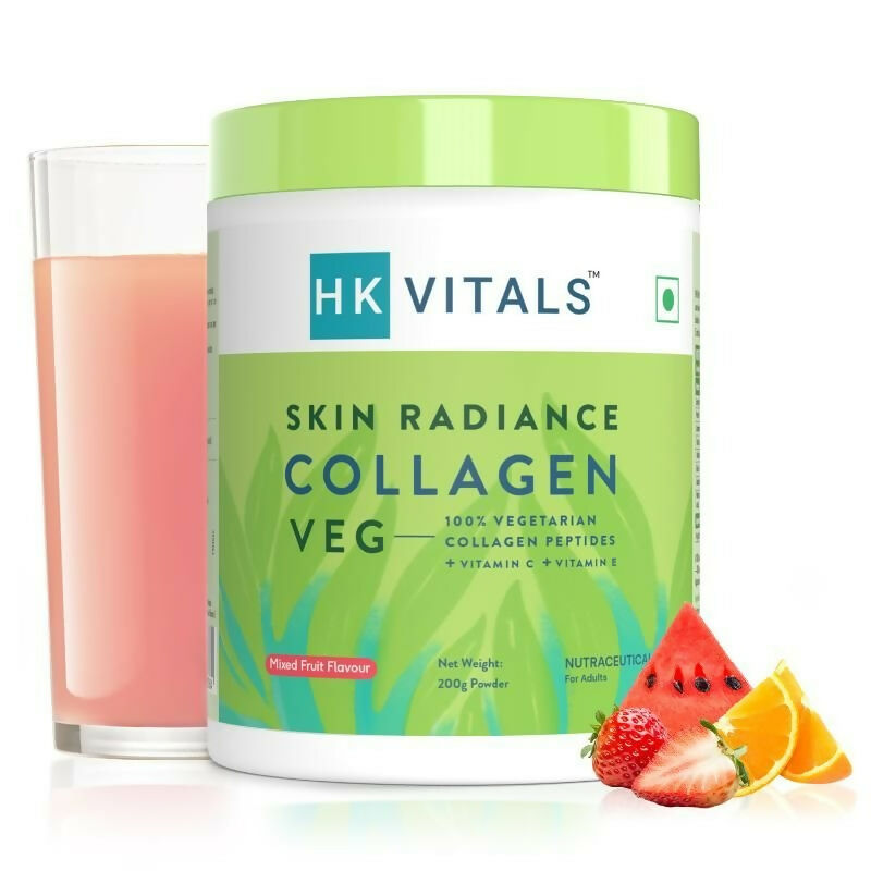 HK Vitals Skin Radiance Collagen Powder Veg - (Mixed Fruit) | Grocsy