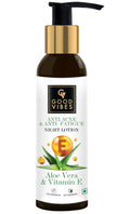 Good Vibes Aloe Vera + Vitamin E Anti - Acne Night Face Lotion | Grocsy
