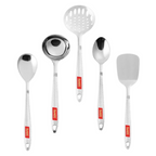 Sumeet Stainless Steel Big Serving and Cooking Spoon Set | Grocsy