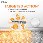 Olay Vitamin C Kit For 2x Glow - Cream With Free Cleanser | Grocsy
