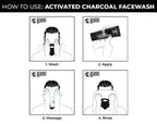 Beardo Activated Charcoal Facewash & Peel Off Mask Combo | Grocsy