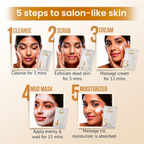 Alps Goodness Gold Glow Facial Kit - Saffron | Grocsy
