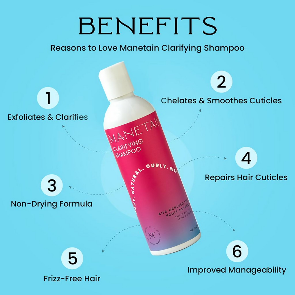 Manetain Clarifying Shampoo For All Hair Types | Grocsy