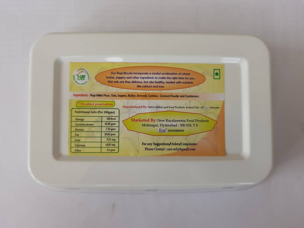 N.R Food Ragi Biscuits | Grocsy