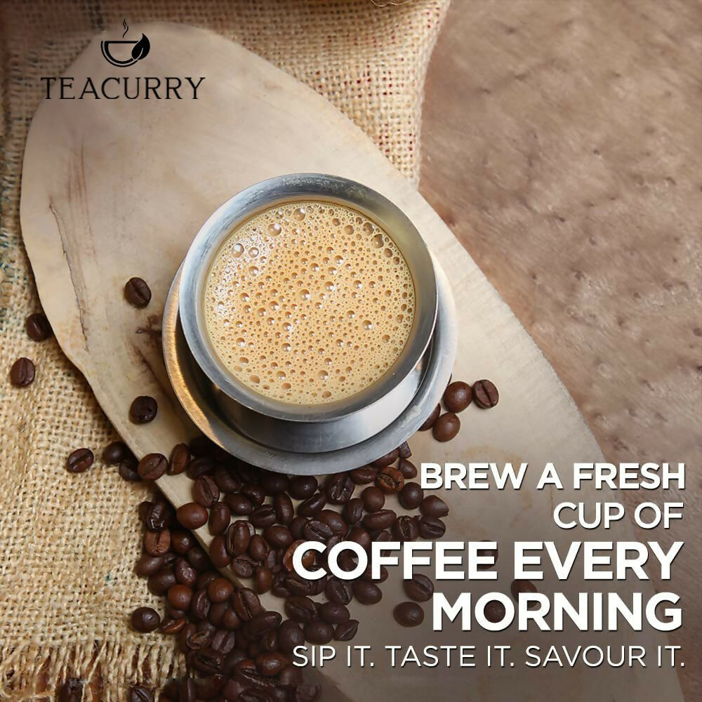 Teacurry South Indian Filter Coffee (100% Arabica Ground Coffee) for Authentic South Indian Taste - Kaapi Coffee | Grocsy