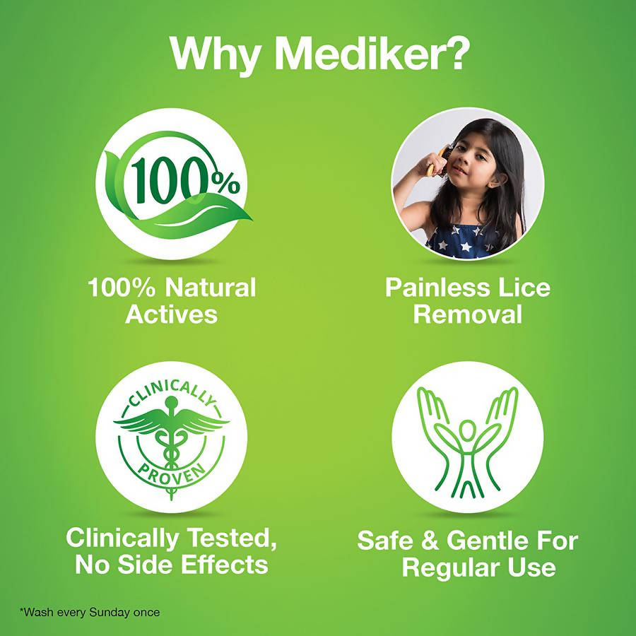 Mediker Lice Treatment Shampoo | Grocsy
