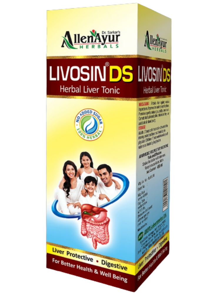 Dr. Sarkar's Allen Ayur Herbals Livosin DS Tonic | Grocsy