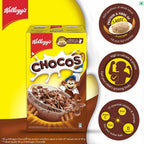 Kellogg's Chocos For Kids, Multigrain Energy, More Chocolatey, Kids Breakfast Cereal | Grocsy