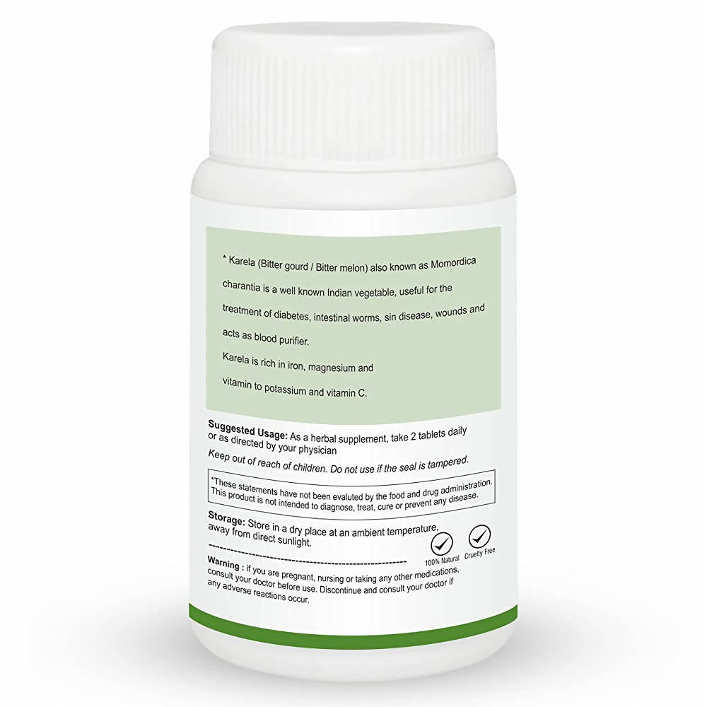 Herb Essential Karela Tablets - Limited Time Offer - Swadesiicart