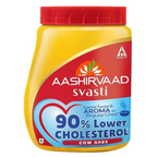 Aashirvaad Svasti 90% Lower Cholesterol Ghee | Grocsy