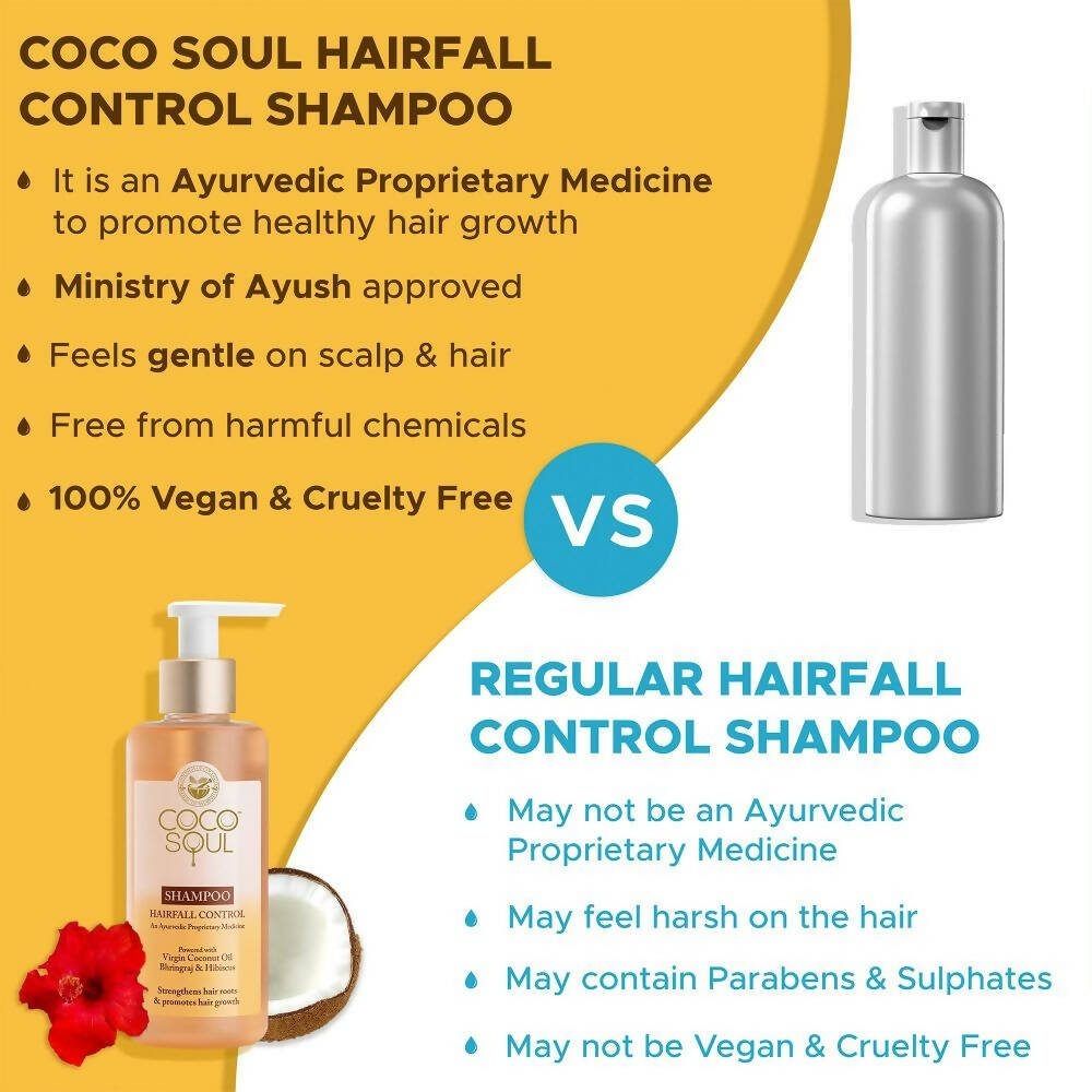 Coco Soul Hair Fall Control Shampoo | Grocsy