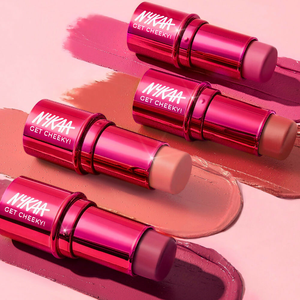 Nykaa Cosmetics Get Cheeky Blush Stick - Pink Passion | Grocsy