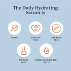 Foxtale Daily Hydrating Serum With Hyaluronic Acid - For Plump & Glowing Skin | Grocsy