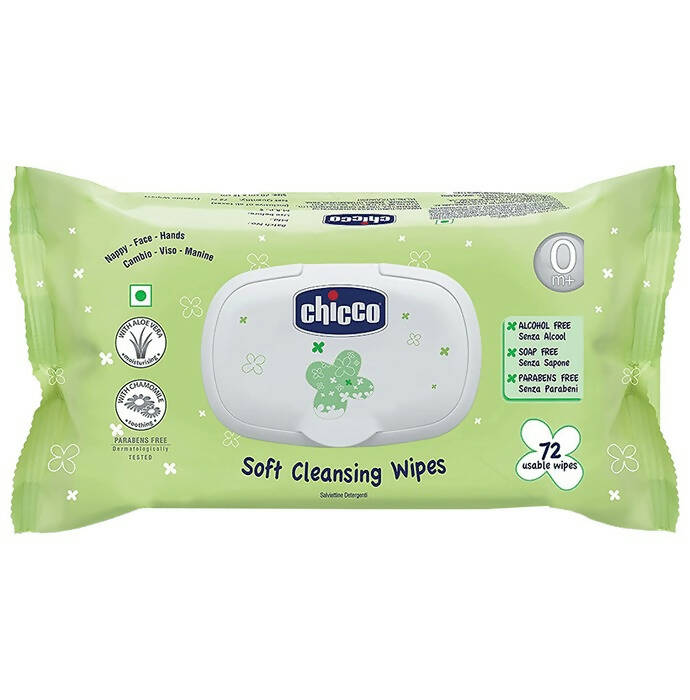 Chicco Baby Moments Soft Cleansing Wipes | Grocsy
