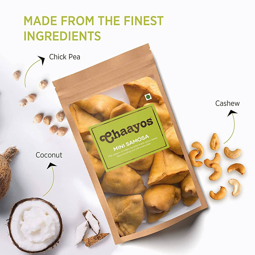 Chaayos Mini Samosa Snacks | Grocsy