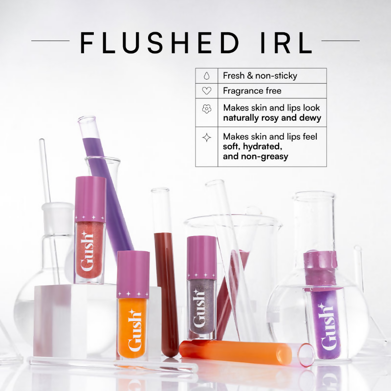 Gush Beauty H-Inched Transformative Glossy Lip Tint - Honey Melt | Grocsy