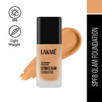 Lakme Invisible Finish Full Coverage Liquid Foundation SPF 8 - Shade 01 | Grocsy