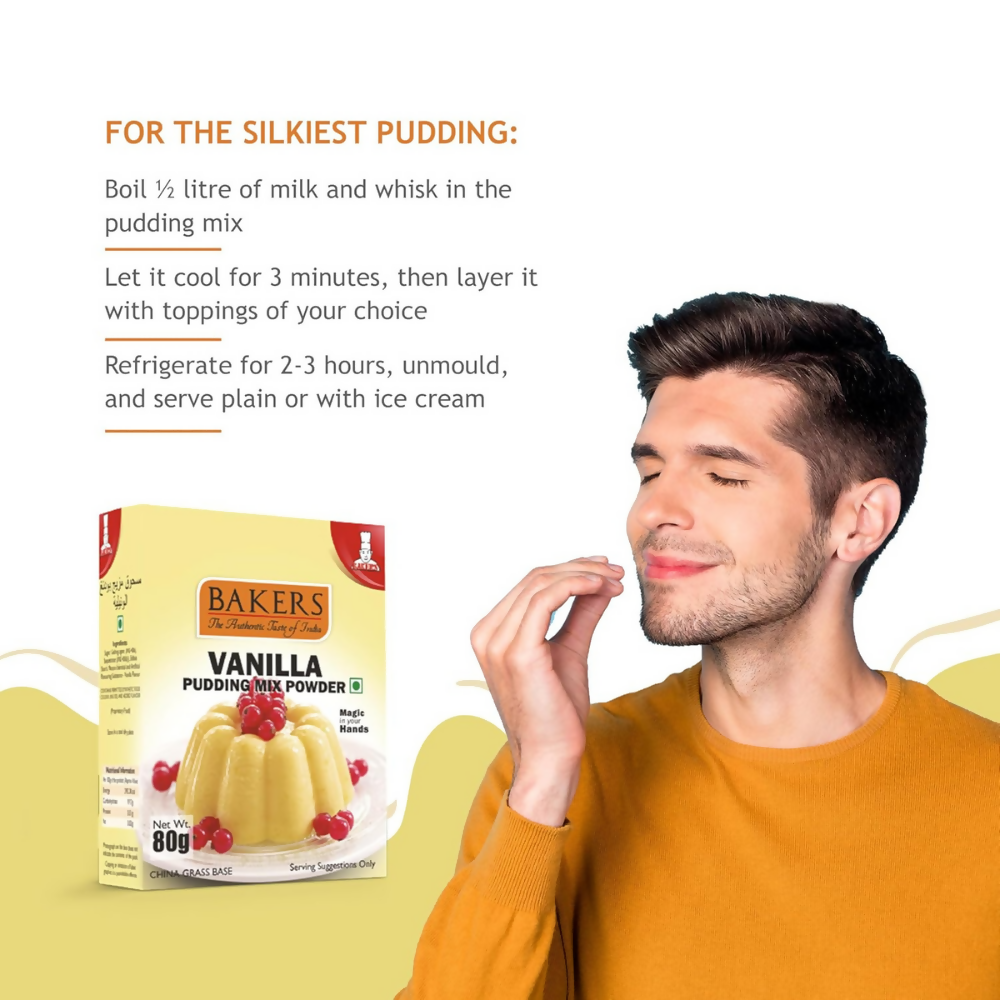 BAKERS Instant Pudding Mix - Vanilla Flavor | Grocsy