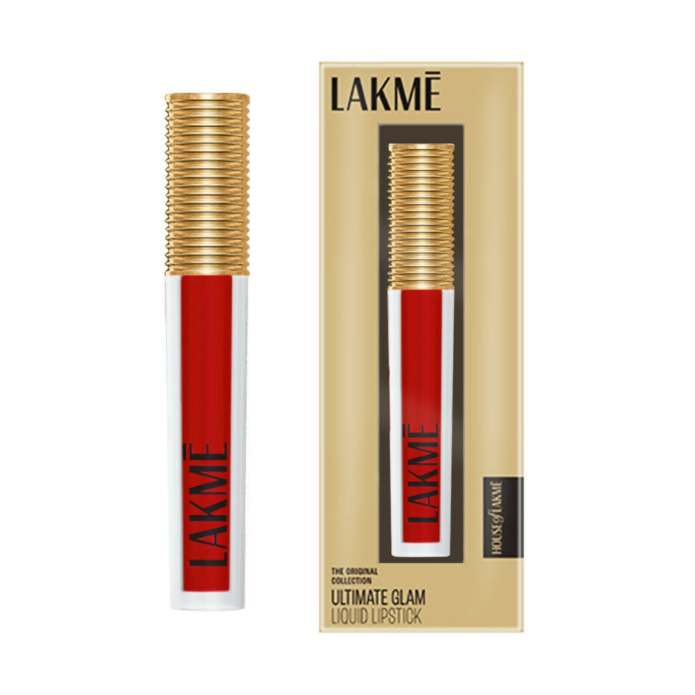 Lakme Ultimate Glam Matte Liquid Lipstick - Red Velvet | Grocsy