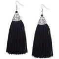 MS Fashion India Muskan Stylish Thread Tassel Fancy Party Wear Long Earrings | Grocsy