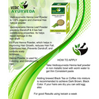 VedicAyurveda Heena Leaf Powder and Shikakai Powder | Grocsy