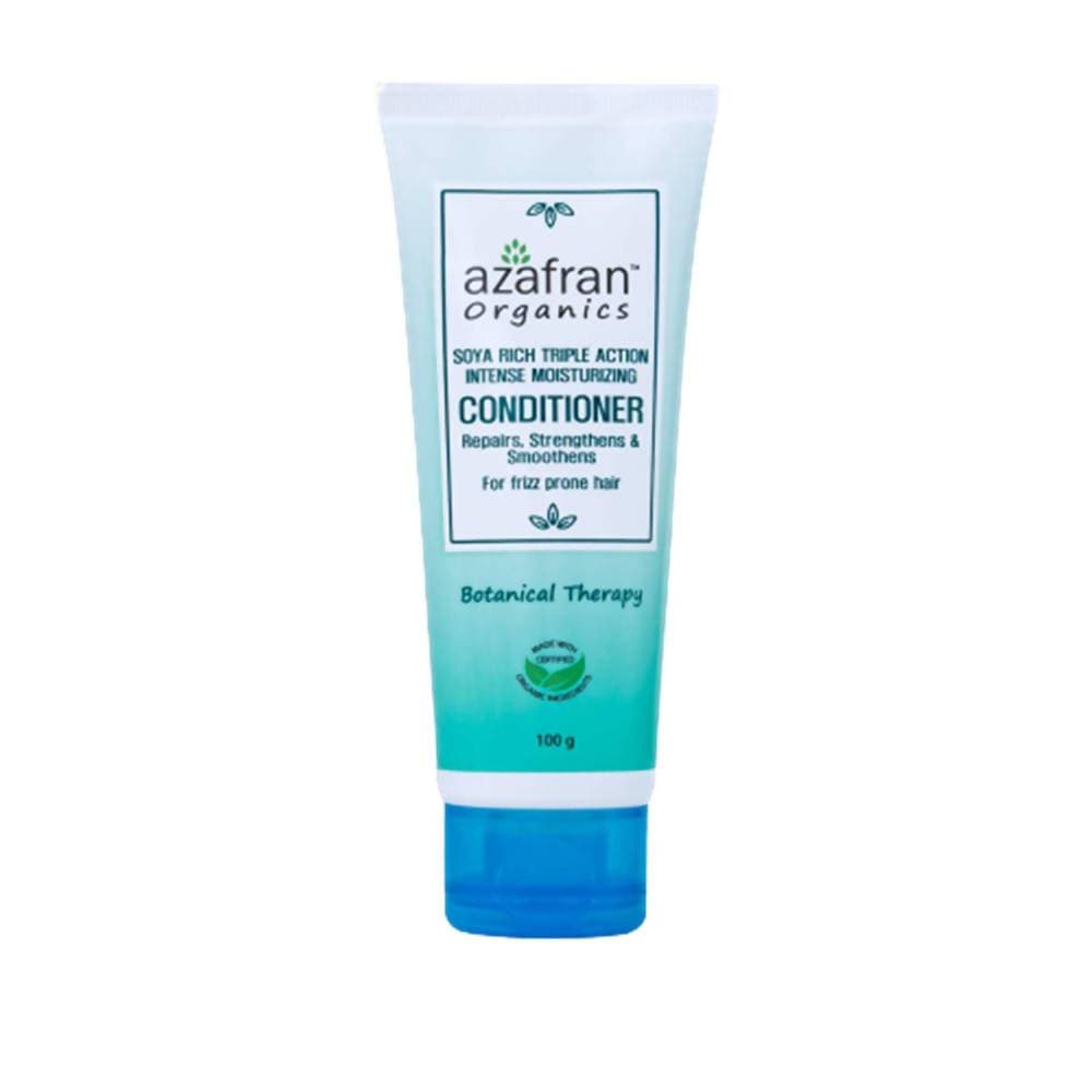 Azafran Organics Soya Rich Triple Action Intense Moisturizing Conditioner | Grocsy