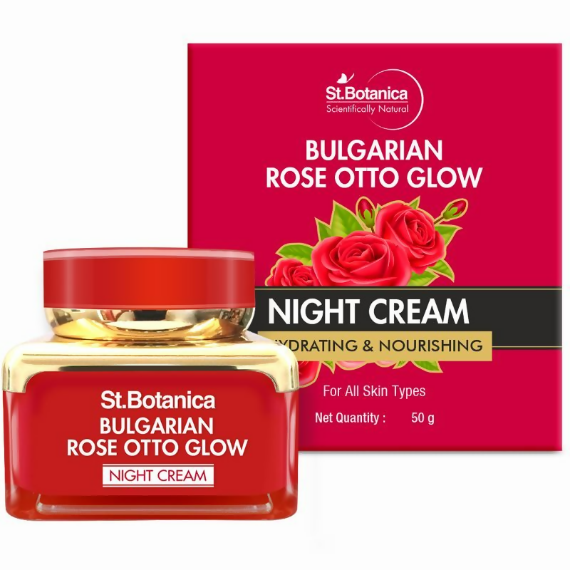St.Botanica Bulgarian Rose Otto Glow Night Cream | Grocsy