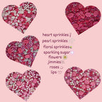 Confect Shimmering Charm I Silver & White Pearls | Edible Mother's Day Sprinkles | Grocsy