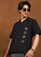 Fabmade Noir Bloom Shirt | Grocsy