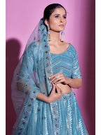 Myra Firozi Gota Silk Embroidered Designer Lehenga Choli | Grocsy