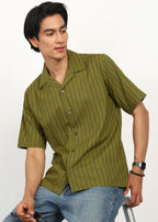 Fabmade Olive Rhythm Shirt | Grocsy