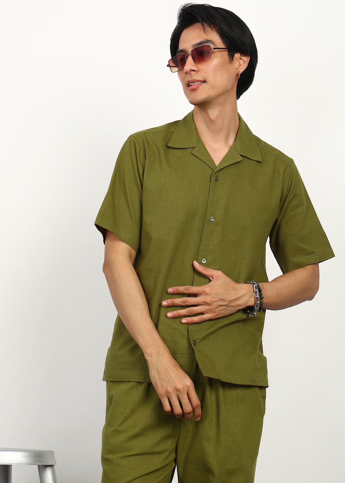 Fabmade Olive Still Co-Ord Set | Grocsy