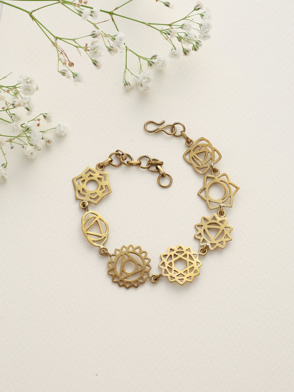 trueBrowns Brass Mandala Braclette | Grocsy