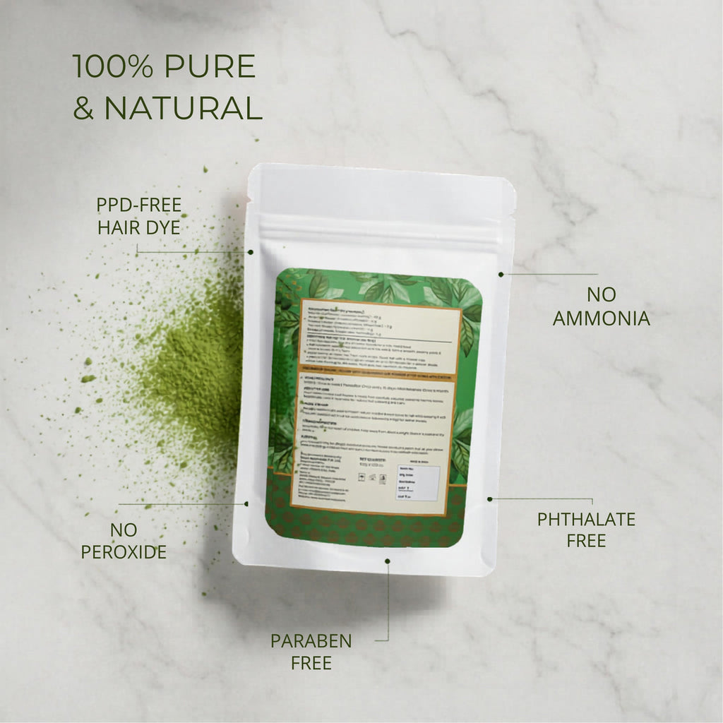 Velleja Herbal Henna Powder for Natural Hair Colour | Enriched with Amla, Bhringraj & Shikakai | Grocsy