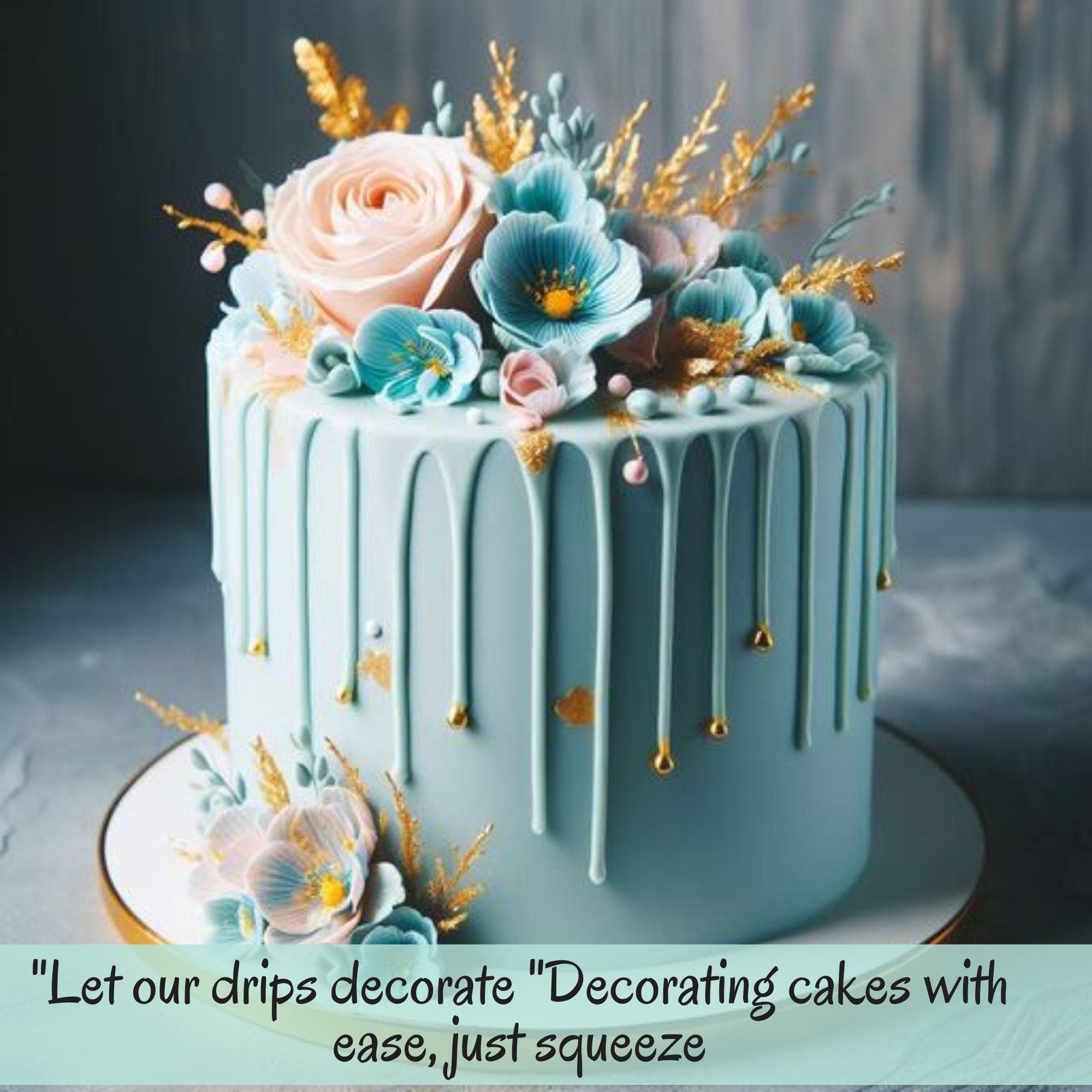 Confect Baby Blue | Edible Drips | Grocsy