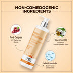 TYC Sunscreen Face & Body Lotion - Red Grapes, Coconut Oil & Niacinamide | SPF 60++++ | Grocsy