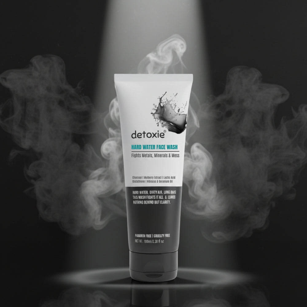 Detoxie Charcoal Hard Water Face Wash with Charcoal & Mulberry Extract | Grocsy