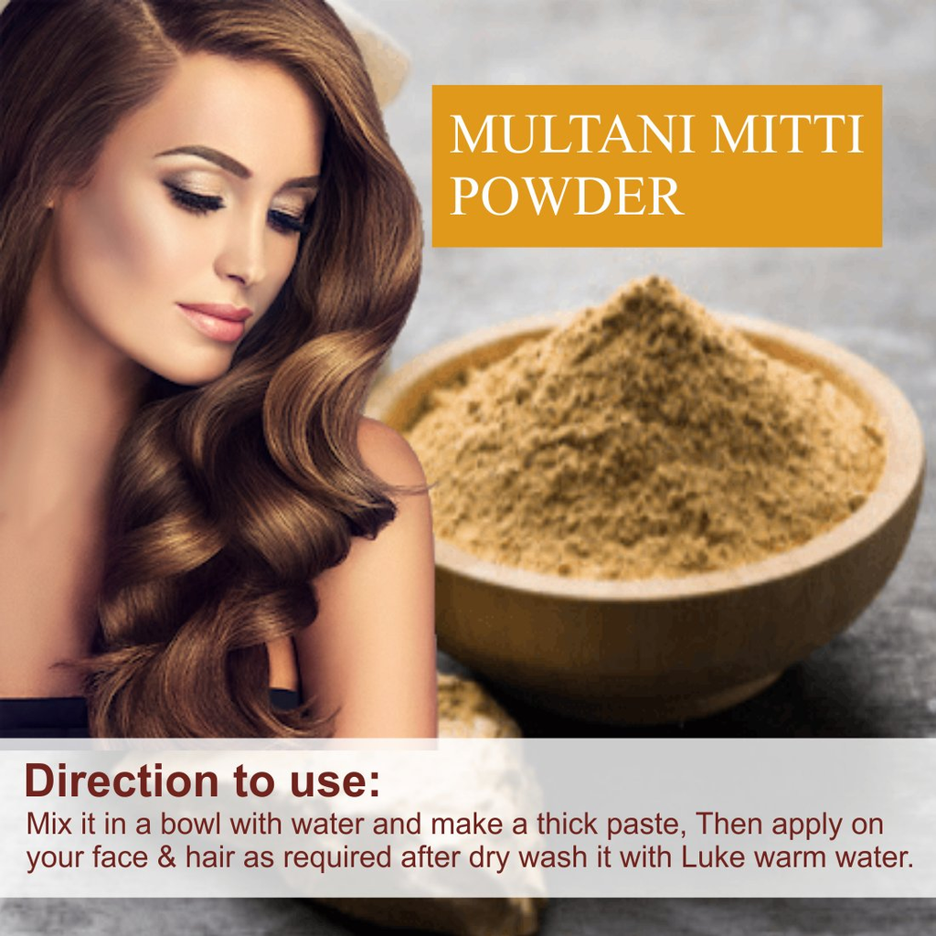 Nuerma Science Multani Mitti Powder For Glowing Skin & Anti Pigmentation | Grocsy
