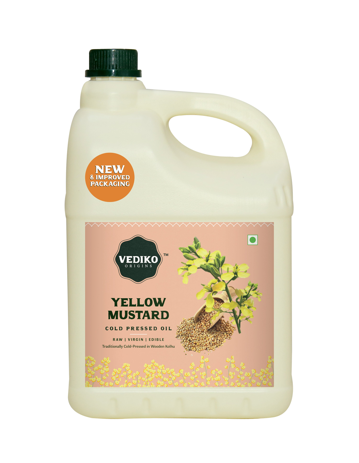 Vediko Origins Yellow Mustard Oil | Grocsy