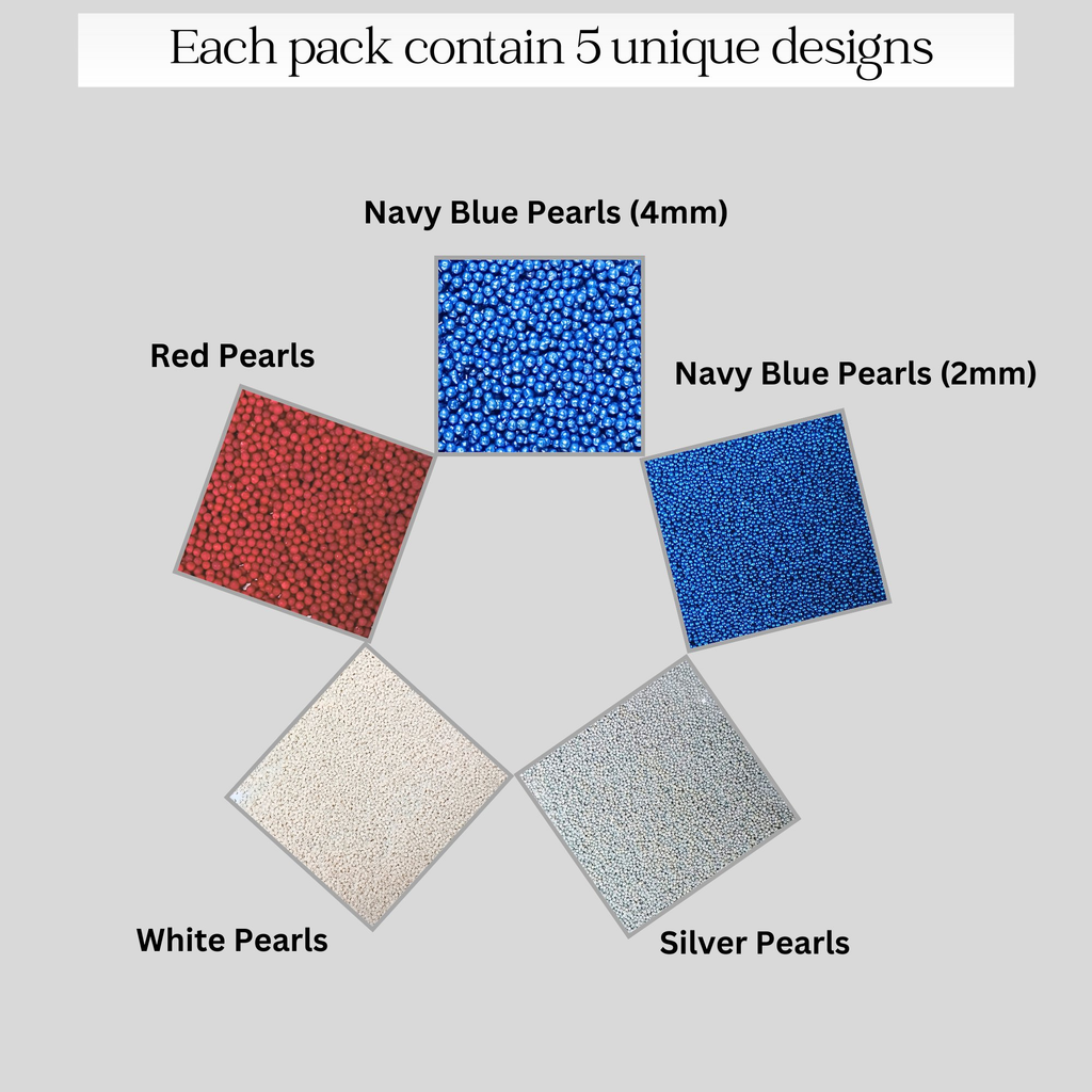 Confect Patriotic Disco Balls Assorted Sprinkles (DB-03) | Grocsy