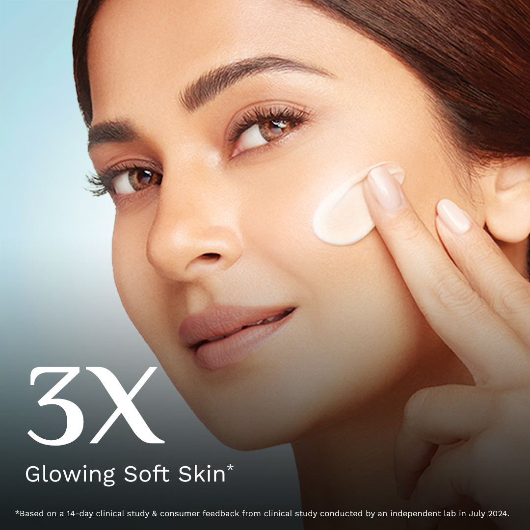 Pilgrim Glow Moisturizer Face Cream With Niacinamide & Vitamin C For Glowing Skin, Dry Skin Hydration, Non-Greasy | Grocsy