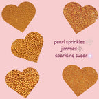 Confect Sprinkles for Cakes & Cupcakes Decoration | USP-22(Gold) | Grocsy
