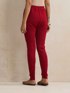 trueBrowns Maroon Woollen Leggings | Grocsy
