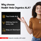 Health Veda Organics Alpha Lipoic Acid Capsules | Grocsy