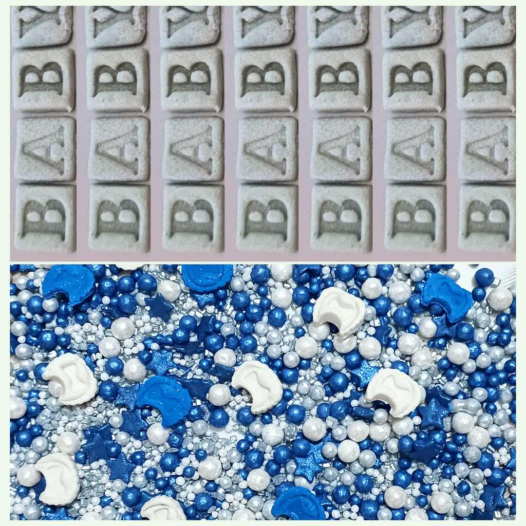 Confect Boys Baby Shower Sprinkles | Gender Reveal Sprinkles | Baby Blue Sprinkles | Grocsy