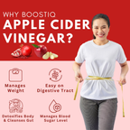 BOOSTIQ Apple Cider Vinegar Effervescent Tablets - Apple Flavour | Grocsy