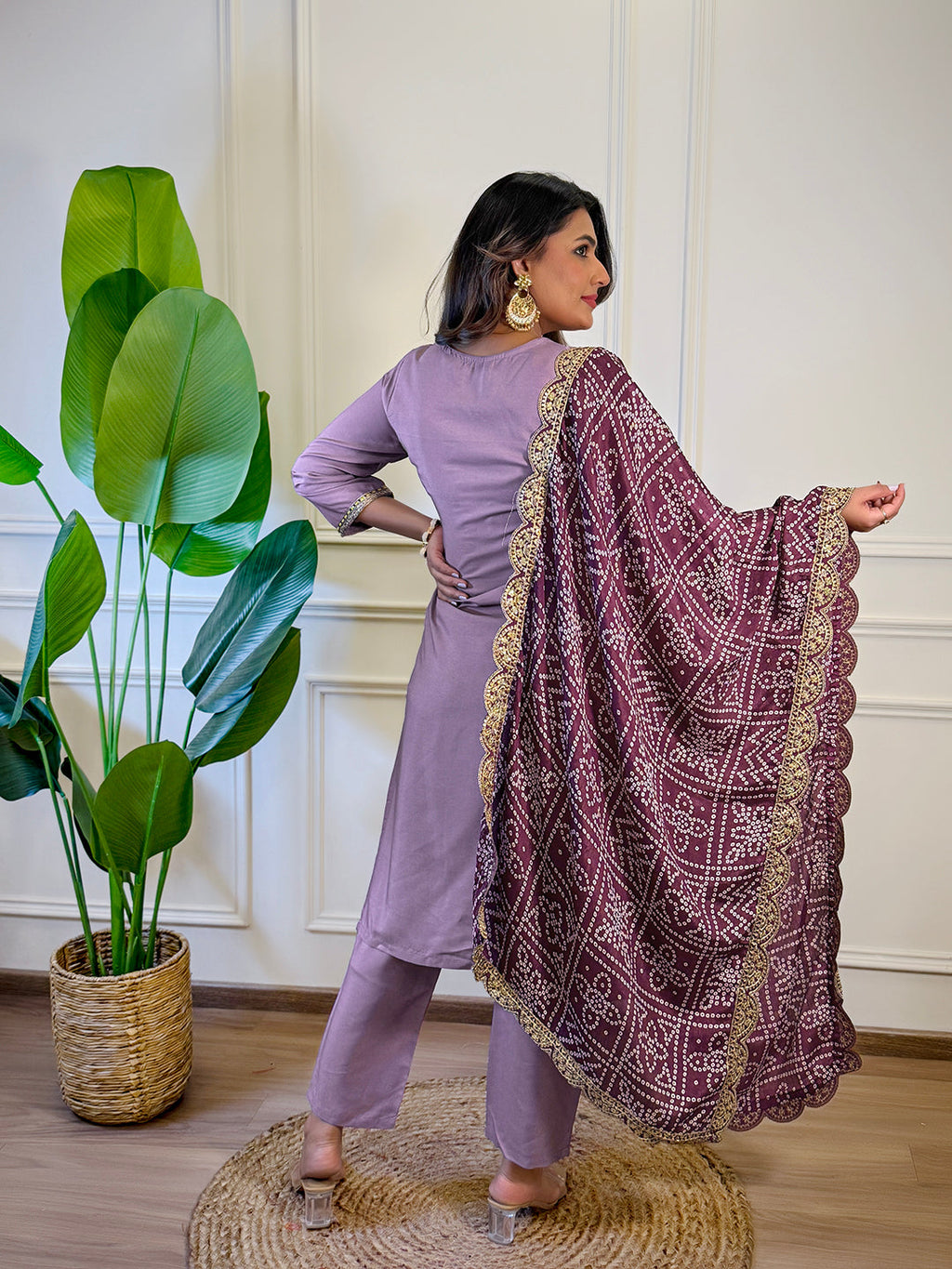 The52 Women's Gorgeous Viscose Embroidery Straight Kurta with Pant And Dupatta Set | Grocsy